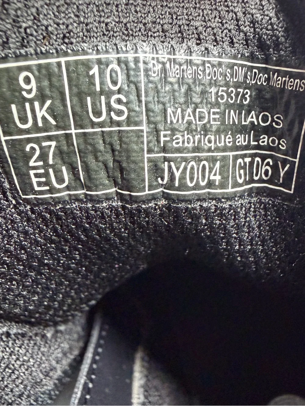 Dr. Martens durable black